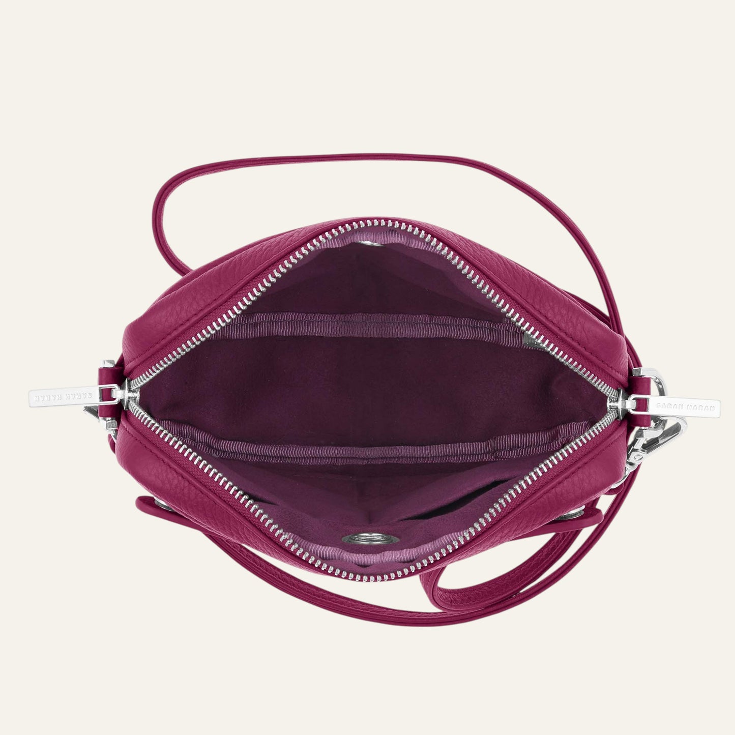Millie Crossbody | Cheri with Silver hardware