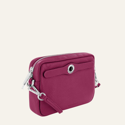 Millie Crossbody | Cheri with Silver hardware
