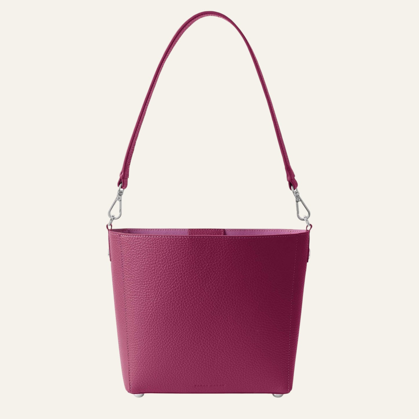 Mini S | Cheri with Silver hardware