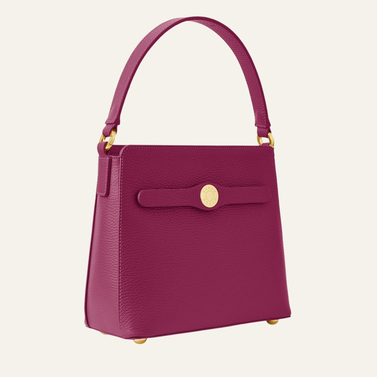 Rosa Handbag | Cheri with Gold hardware
