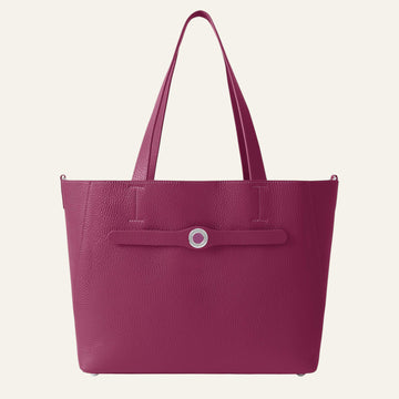 Sarah Tote | Cheri with Silver hardware