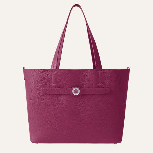 Sarah Tote | Cheri with Silver hardware