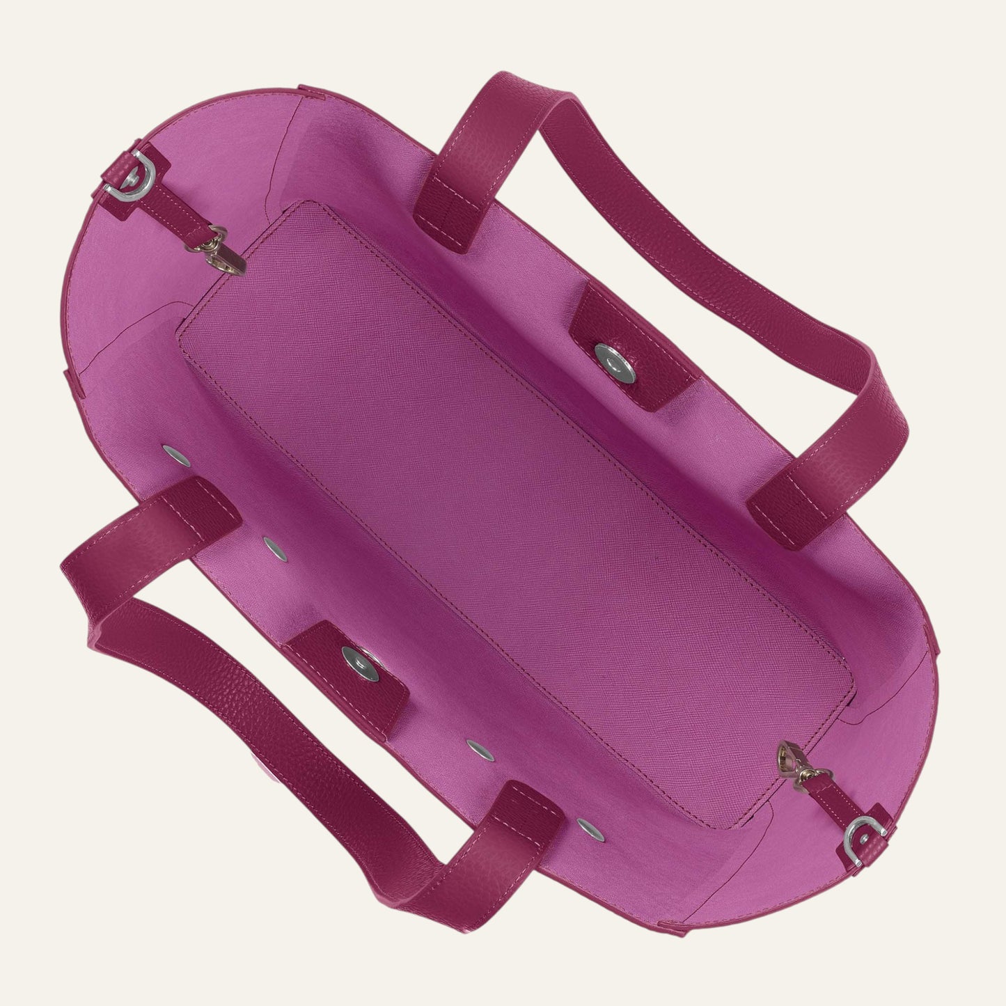 Sarah Tote | Cheri with Silver hardware