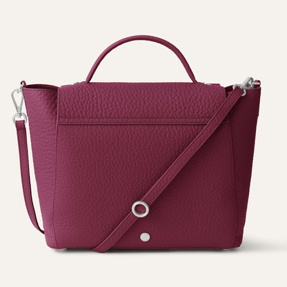 Tansy Top Handle | Cherry with Silver hardware