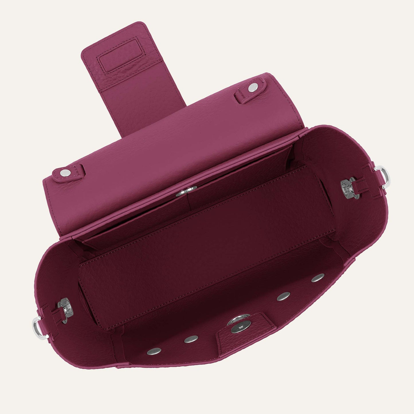 Tansy Top Handle | Cherry with Silver hardware