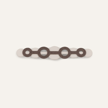 Deco Duo Mini | Chestnut Porcelain with Gold hardware