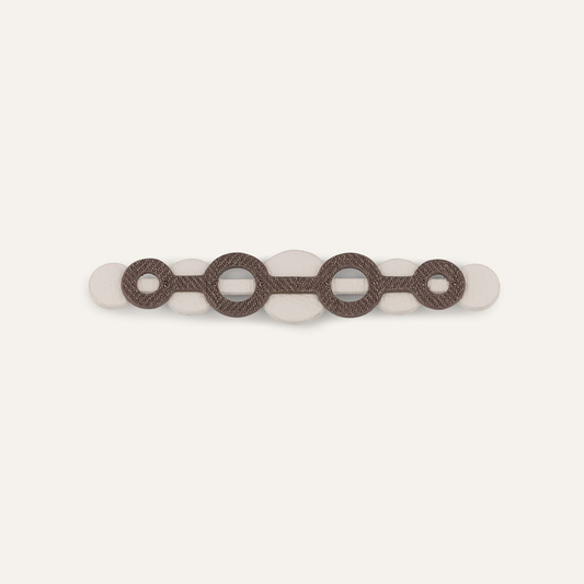 Deco Duo Mini | Chestnut Porcelain with Gold hardware
