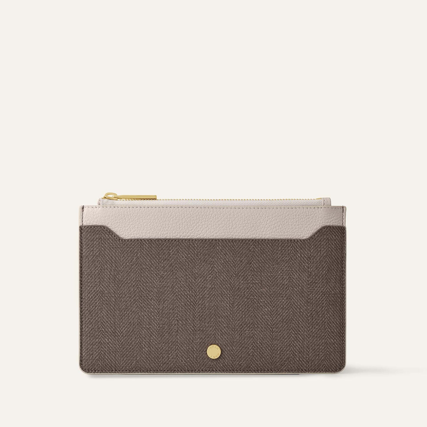 Voyager Pouch | Chestnut Porcelain with Gold hardware