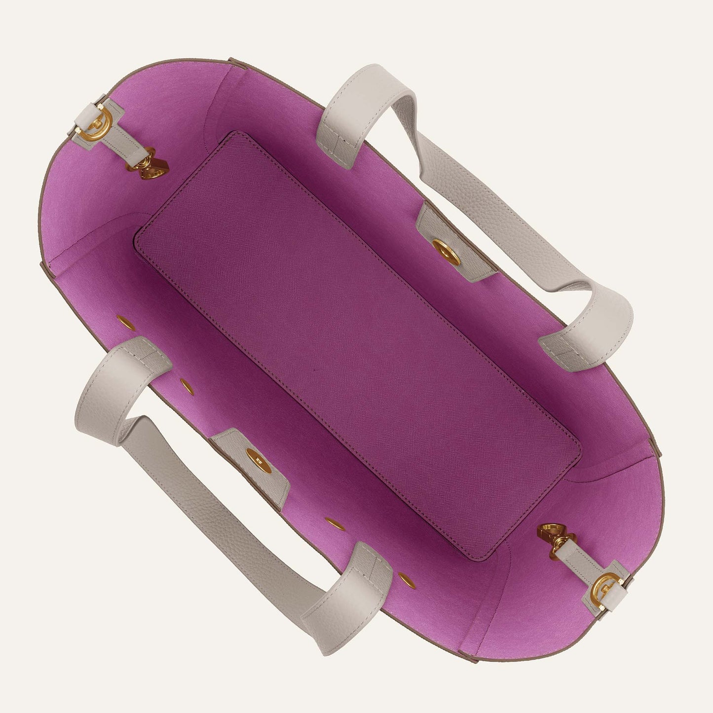 Sarah Tote | Chestnut Porcelain with Gold hardware