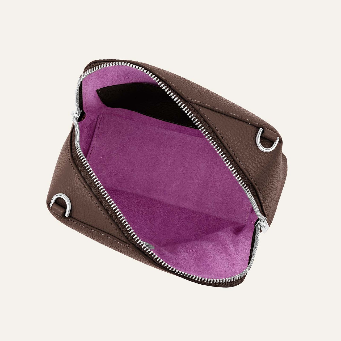 Lesley | Chocolate with Silver hardware