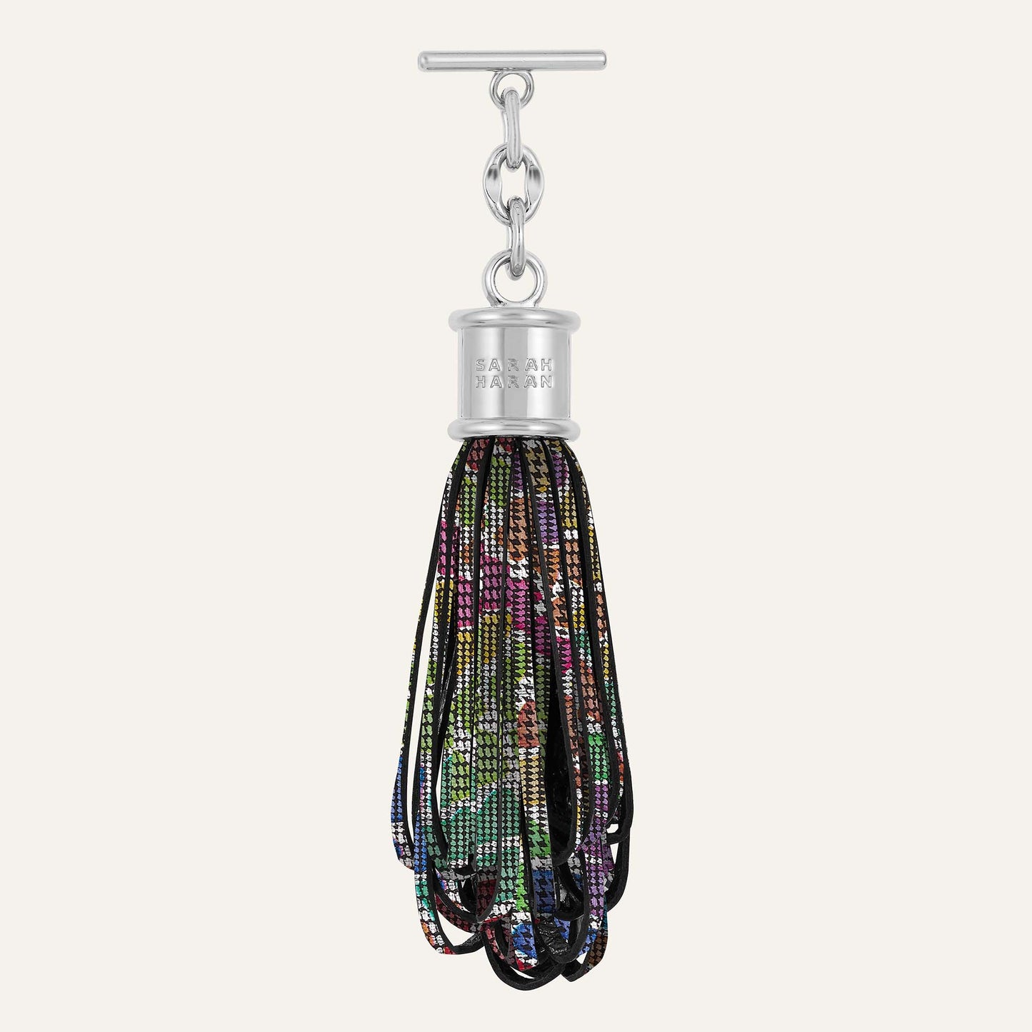 Gemini Tassel | Kaleidoscope with Silver hardware
