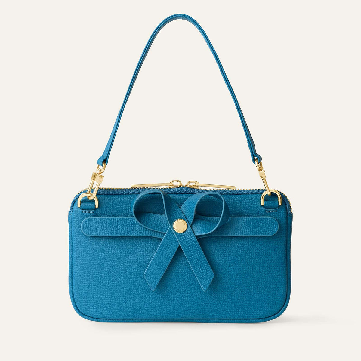 Complimentary Bag | Cobalt Blue Mosaic with Gold hardware