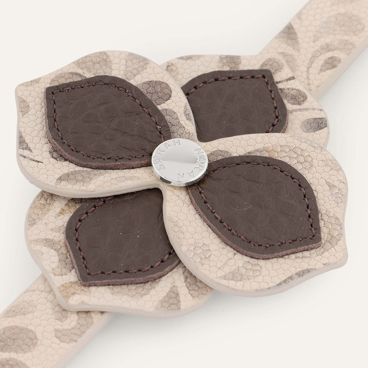 Fleur Deco Mini | Conker Bicouture & Paisley Butter with Silver hardware