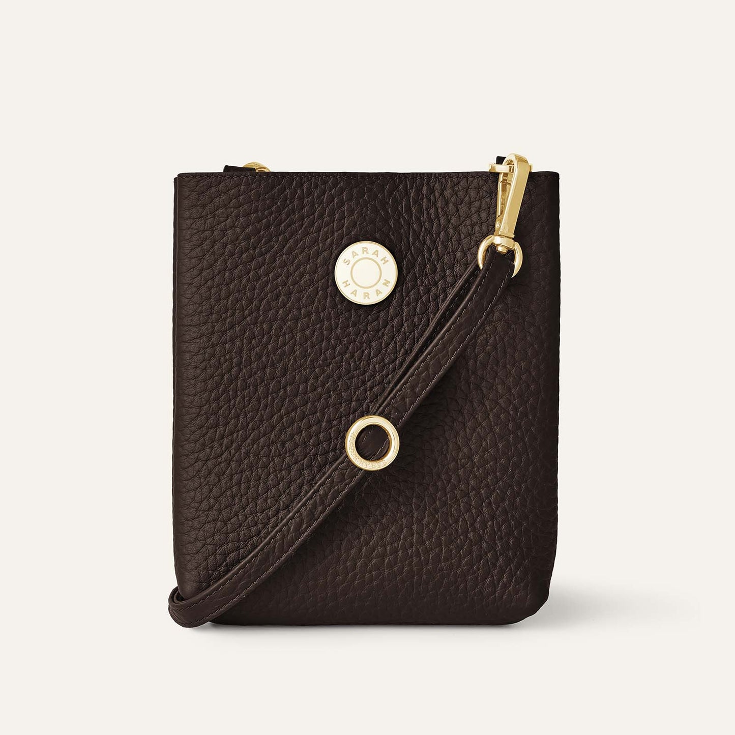 Minnie | Conker Bicouture & Paisley Blue with Gold hardware
