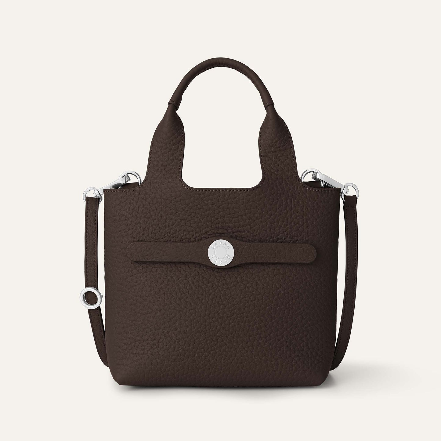 Tansy Mini | Conker with Silver hardware