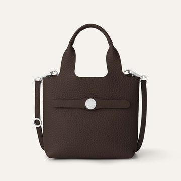 Tansy Mini | Conker with Silver hardware