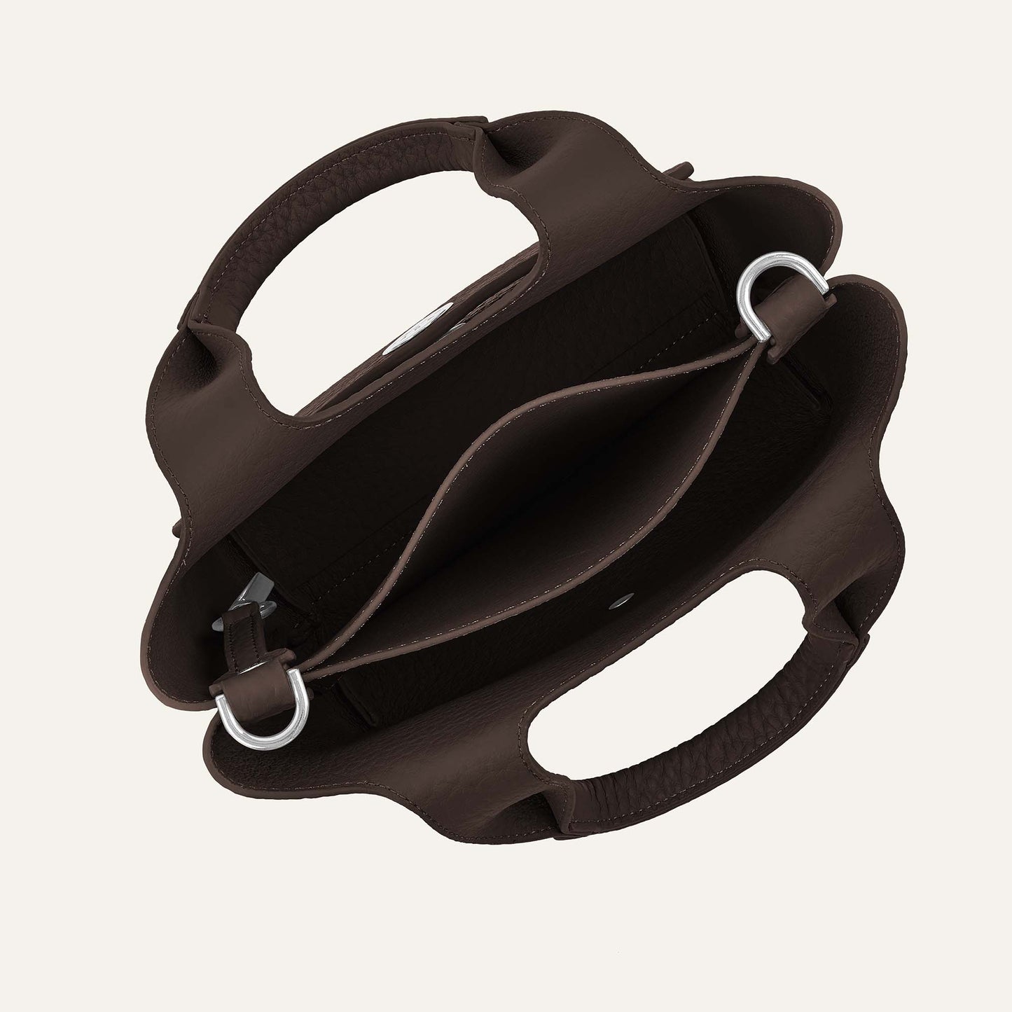 Tansy Mini | Conker with Silver hardware