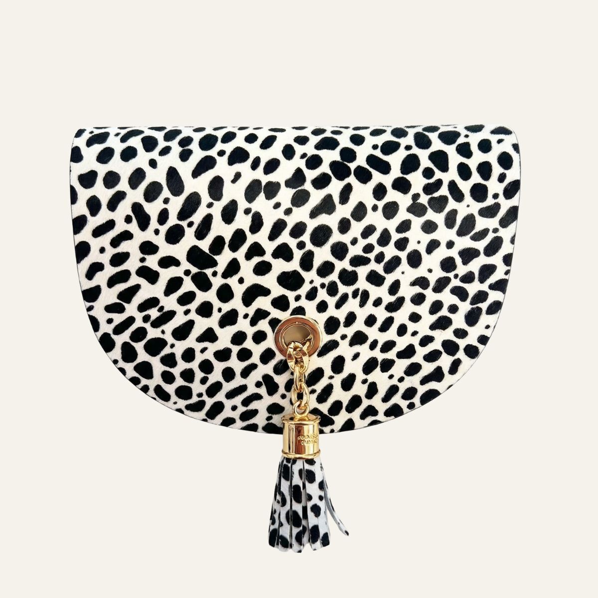 Flap Set Universal | Dalmatian with Gold hardware