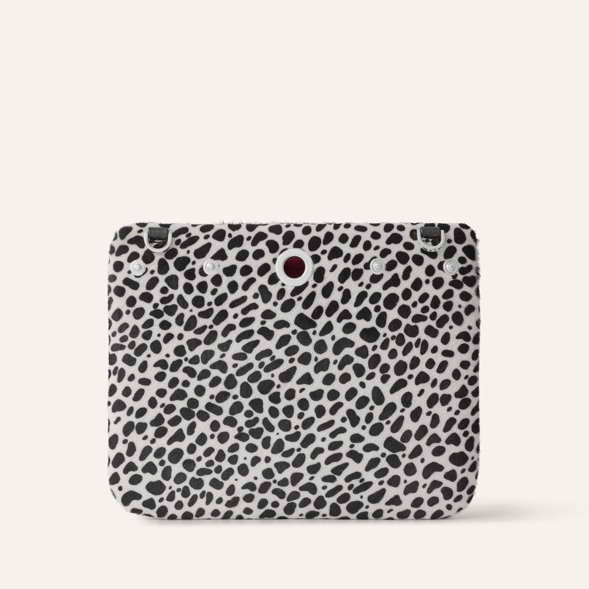 Dalmation Sarah Haran Mia Pouch with Gold hardware Back B07 G