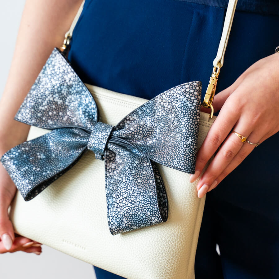 Deco Bow - Textured-Restyle Accessories-Sarah Haran Accessories-Sarah Haran Accessories