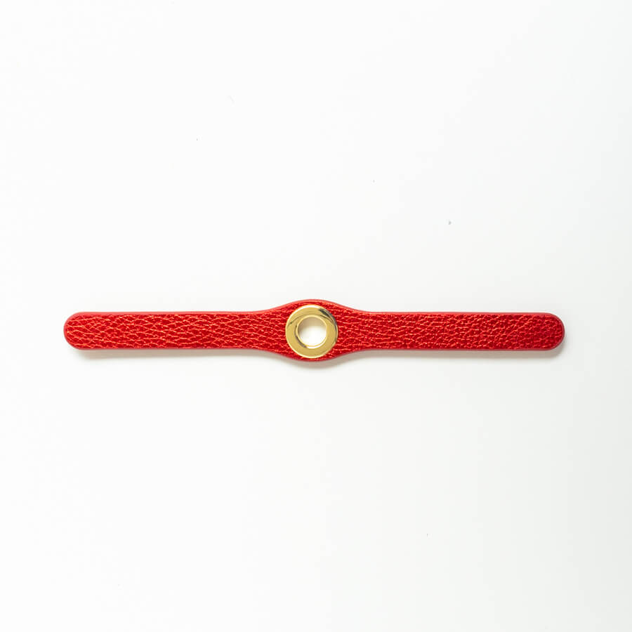 Deco Strip - Textured - Popper-Restyle Accessories-Sarah Haran Accessories-Gold-Metallic Red-Sarah Haran Accessories