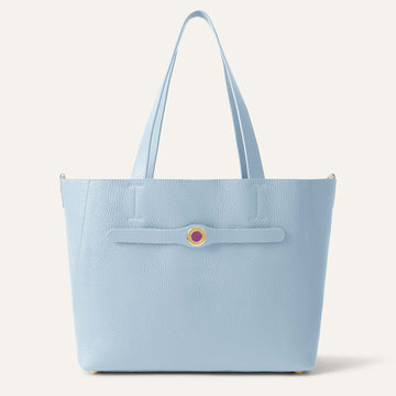 Sarah Tote | Duck Egg with Gold hardware