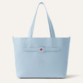 Sarah Tote | Duck Egg with Silver hardware