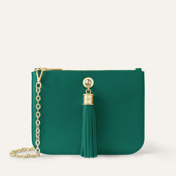 Ivy | Evergreen with Gold hardware