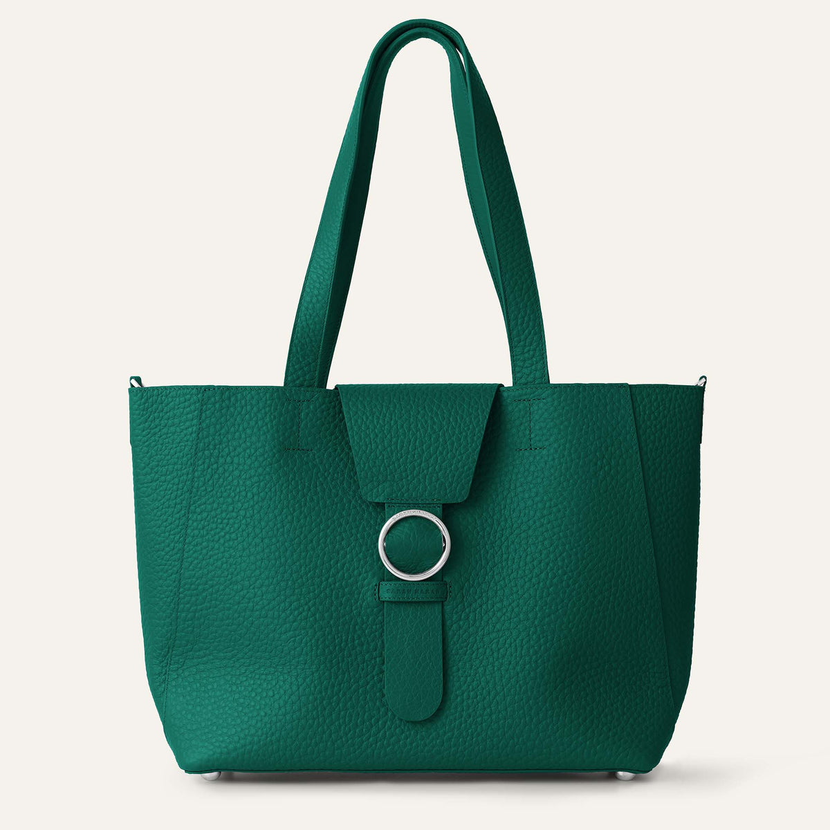 Gardenia Tote | Evergreen Bicouture with Silver hardware