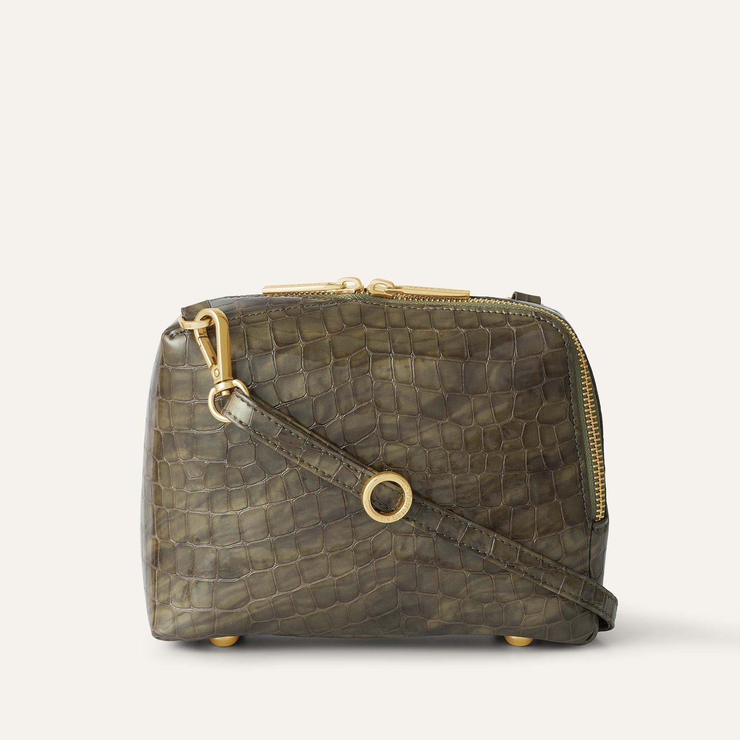 Lesley | Flint with Gold hardware
