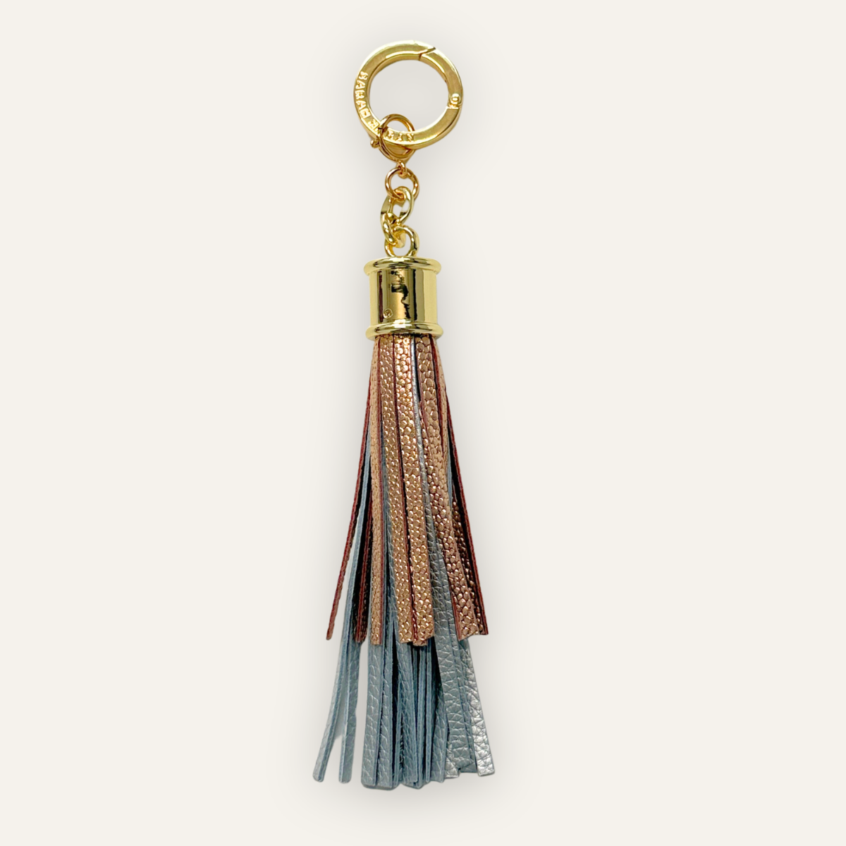 Fringe Charm | Blush Rose with Gold hardware