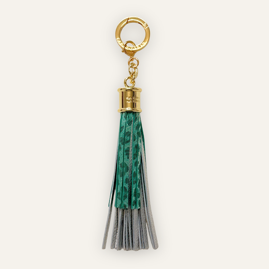 Fringe Charm | Caribbean Dreams with Gold hardware