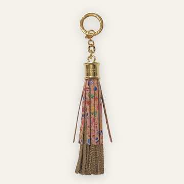 Fringe Charm | Confetti with Gold hardware