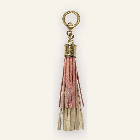 Fringe Charm | Garden of Roses with Gold hardware
