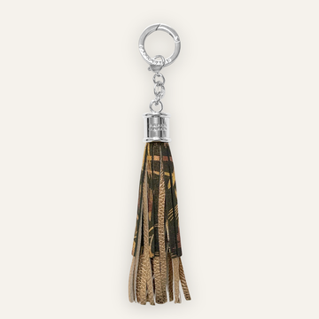 Fringe Charm | Japanese Gardens with Silver hardware