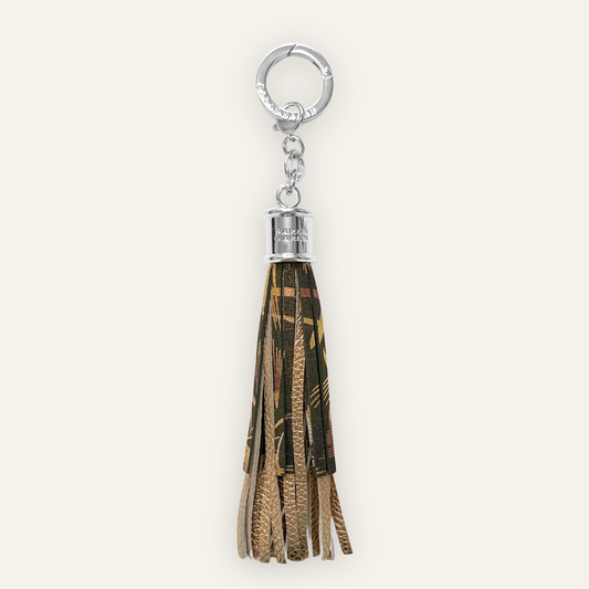 Fringe Charm | Japanese Gardens with Silver hardware