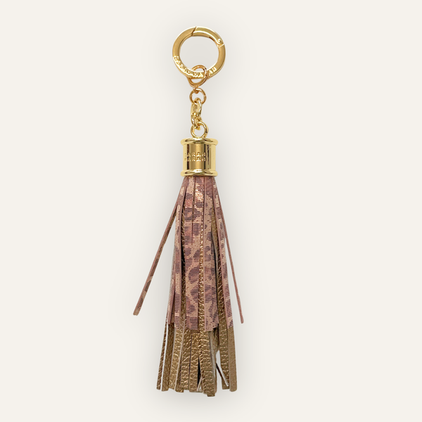 Fringe Charm | Zanzibar Dreams with Gold hardware | Sarah Haran