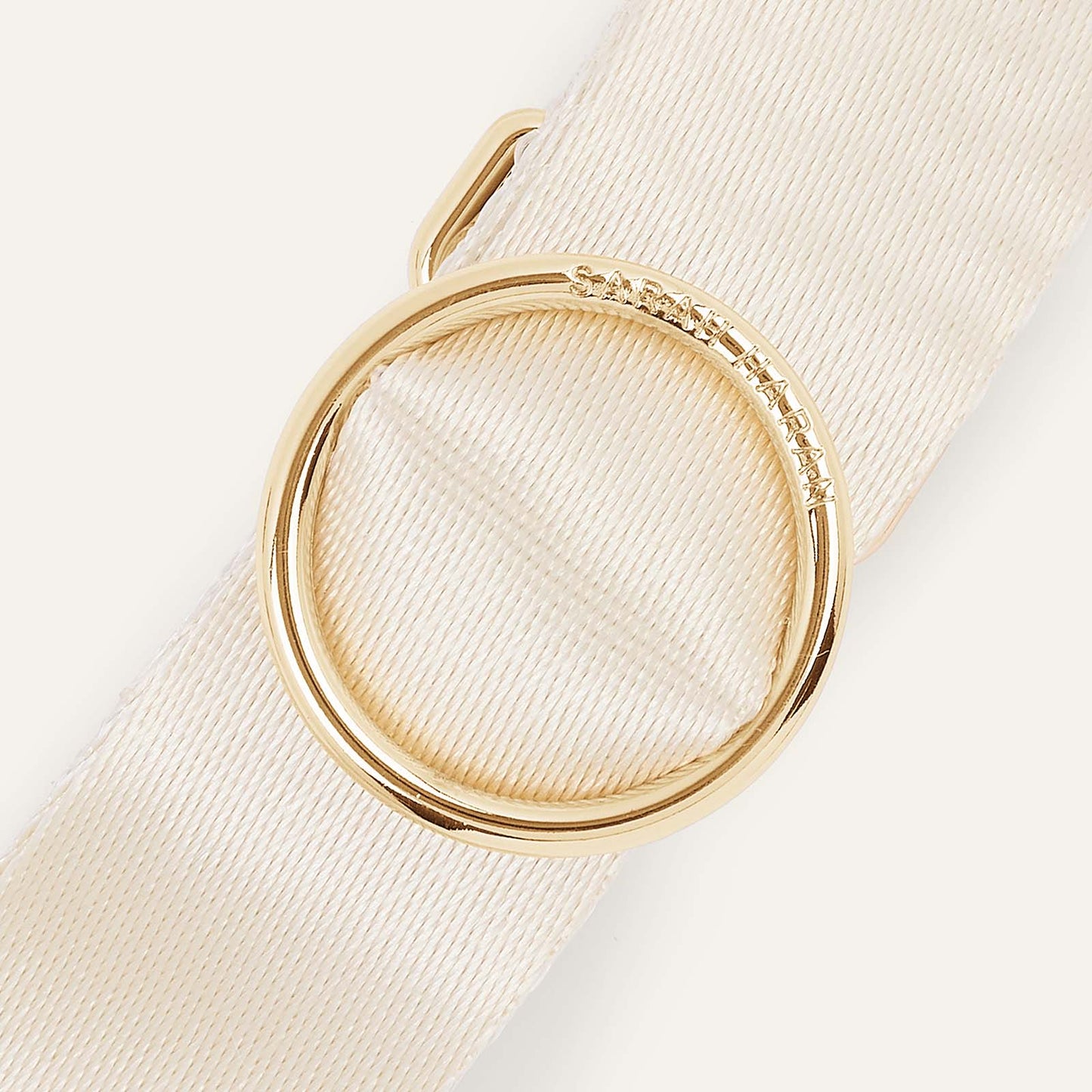 River Strap | Oyster with Gold hardware