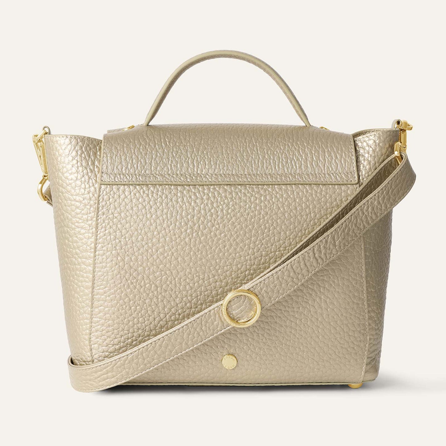 Tansy Top Handle | Gold with Gold hardware