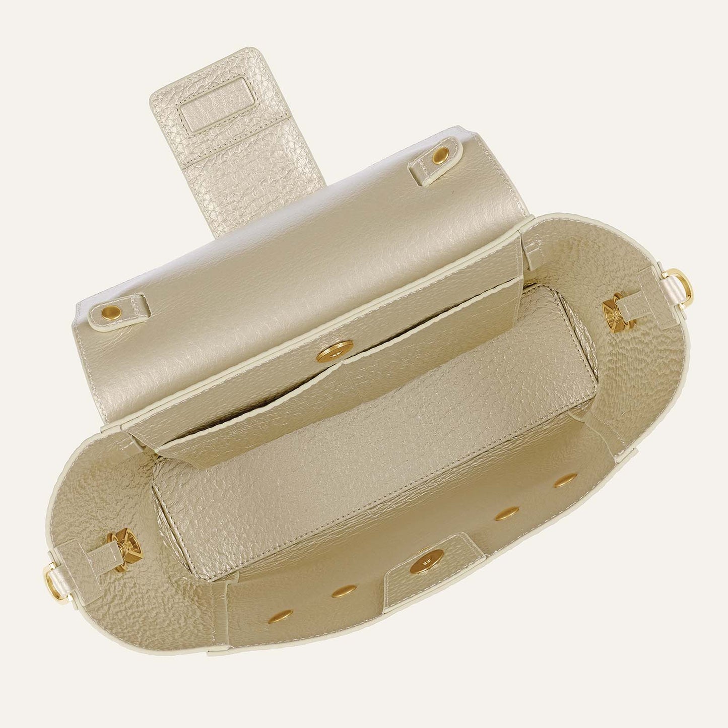 Tansy Top Handle | Gold with Gold hardware