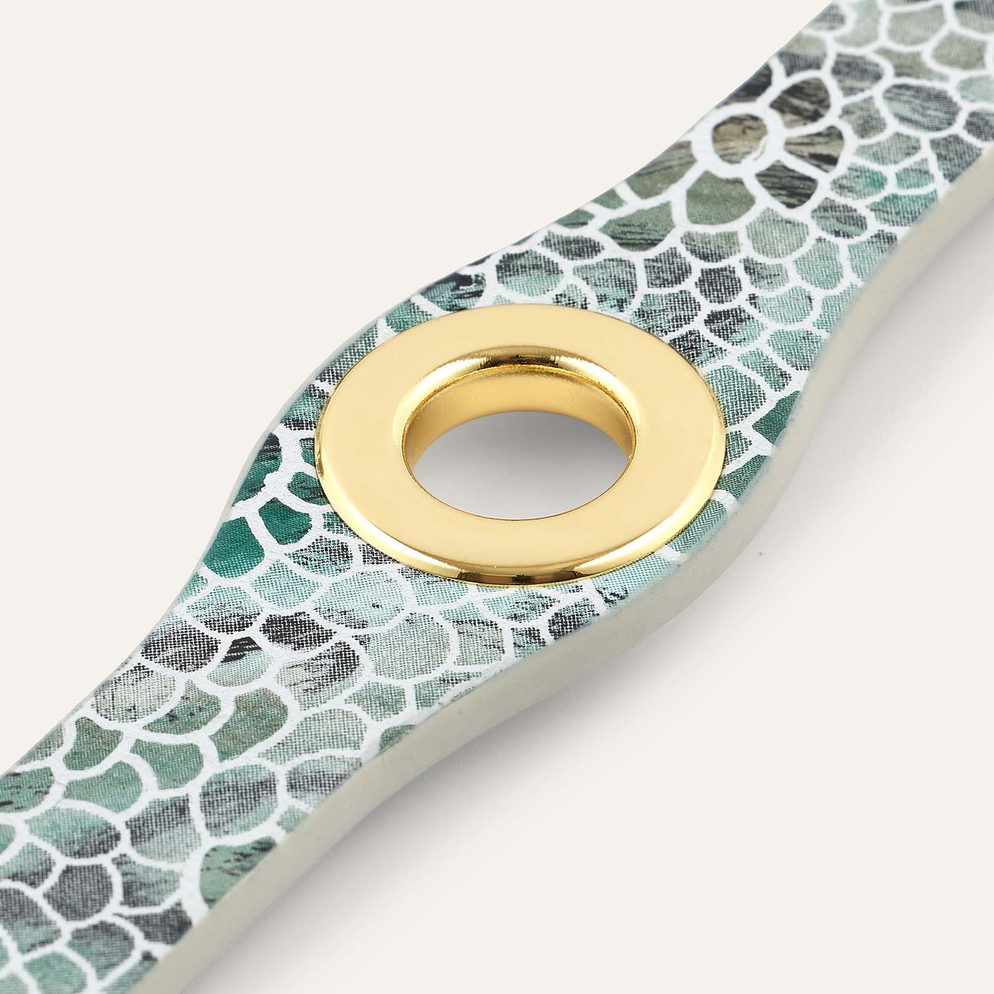 Deco Classic | Green Mosaic with Gold hardware