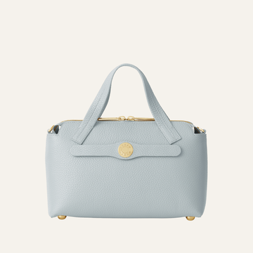 Mini J | Grey with Gold hardware