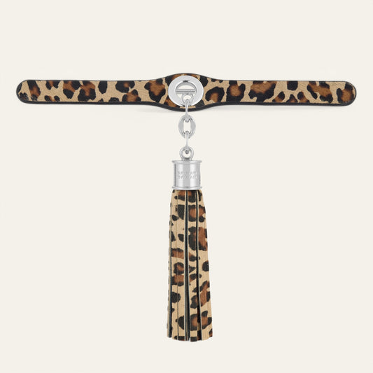 Deco Duo | Leopard with Silver hardware