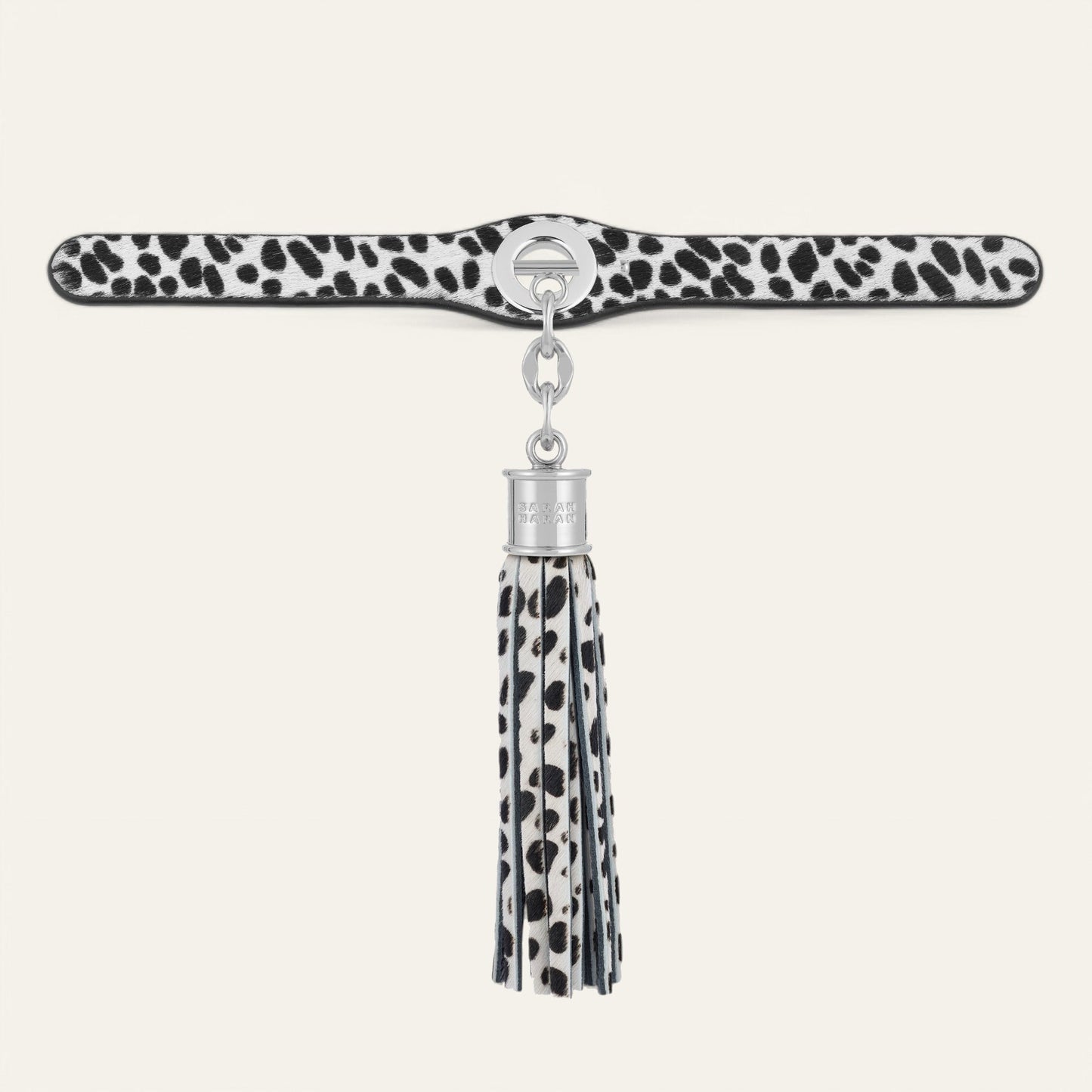 Deco Duo | Dalmatian with Silver hardware