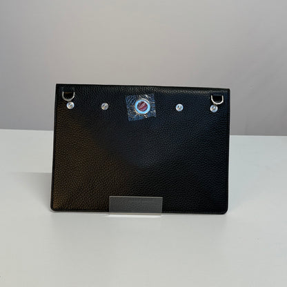 Juliet Envelope | Black with Silver hardware