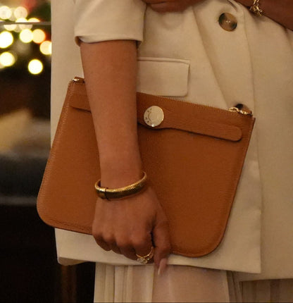 Insignia Button | with Silver hardware