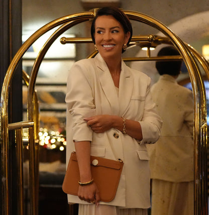 Insignia Button | with Silver hardware