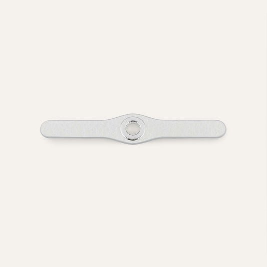 Deco Mini | Ivory with Silver hardware