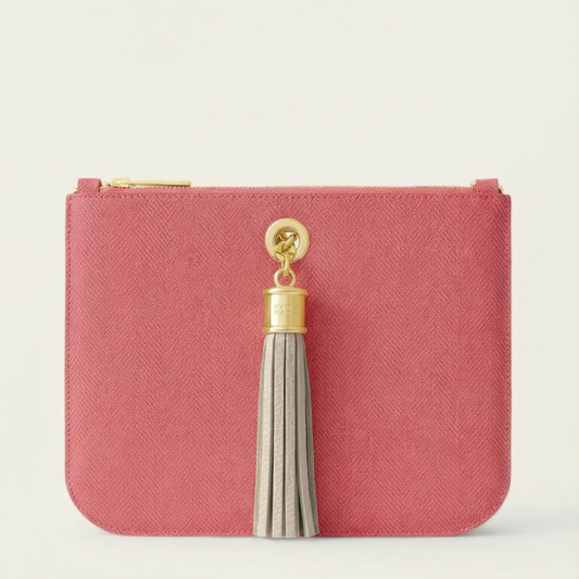 Ivy | Strawberry Porcelain with Gold hardware