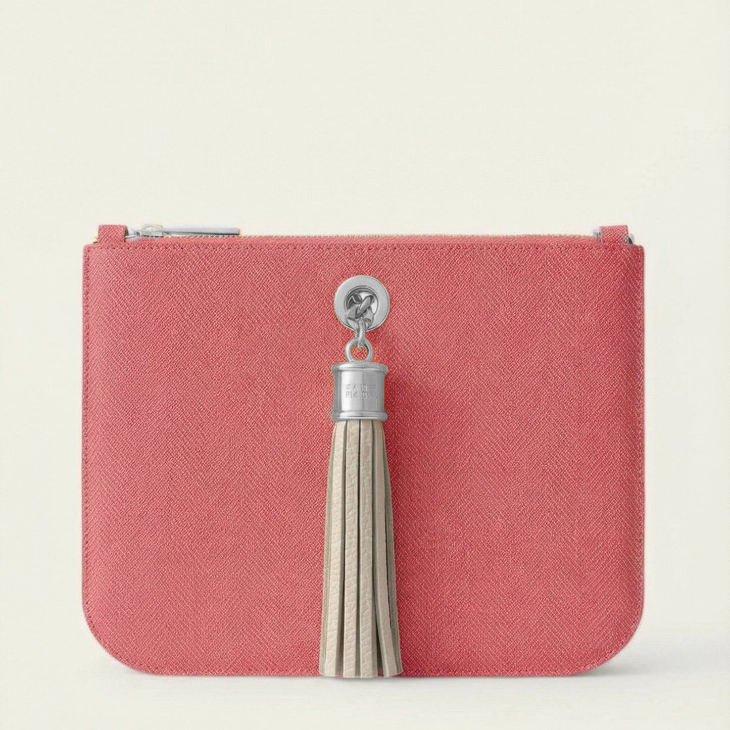 Ivy | Strawberry Porcelain with Silver hardware